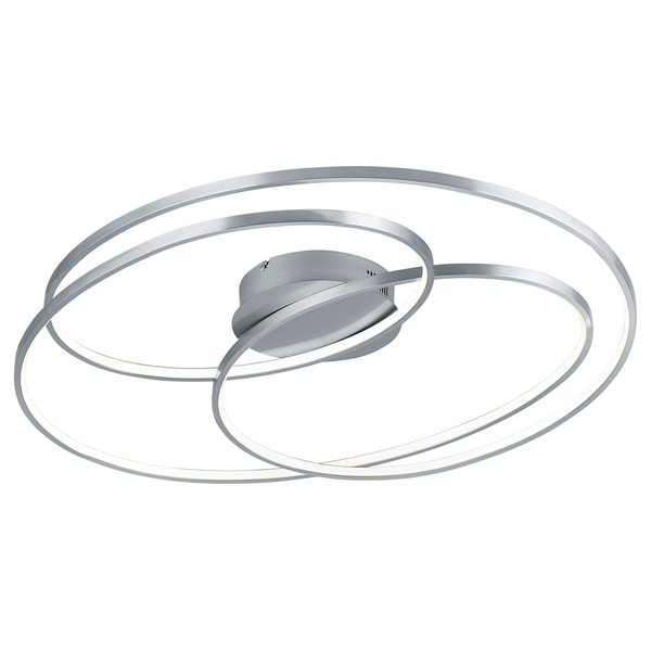 LED-Deckenleuchte Gale II - Kunststoff / Aluminium - 1-flammig - Silber