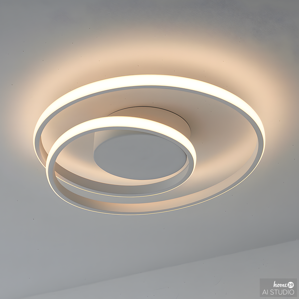 LED-Deckenleuchte Zibal - Weiß