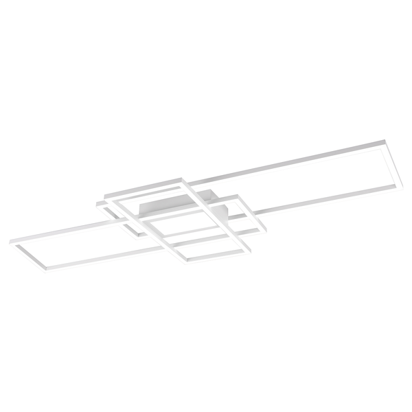 LED-Deckenleuchte Irvine - Kunststoff / Aluminium - 1-flammig - Weiß