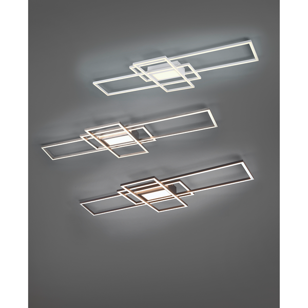 LED-Deckenleuchte Irvine - Kunststoff / Aluminium - 1-flammig - Weiß