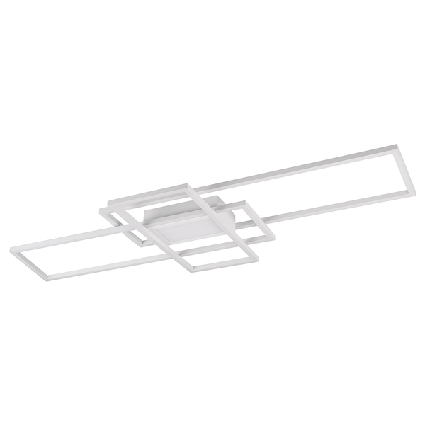 LED-Deckenleuchte Irvine - Kunststoff / Aluminium - 1-flammig - Weiß