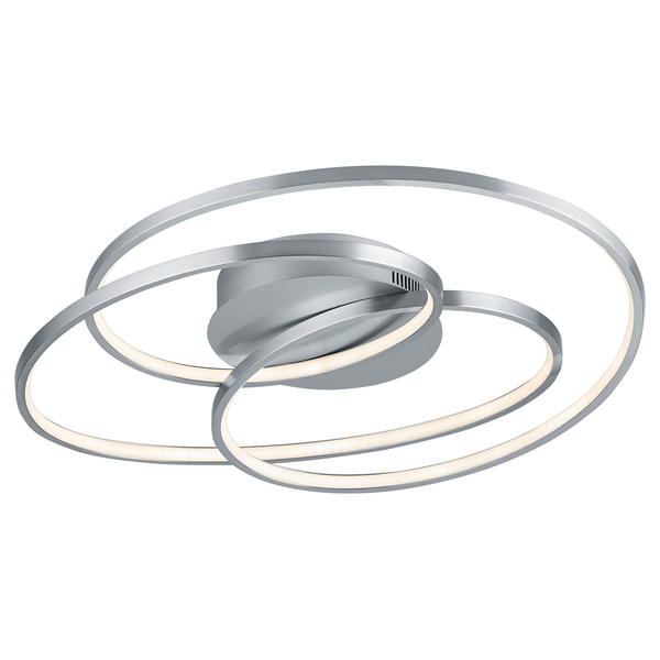 LED-Deckenleuchte Gale I - Kunststoff / Aluminium - 1-flammig - Silber