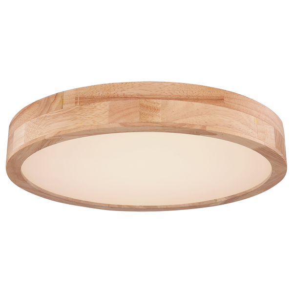 LED-Deckenleuchte Rainer - Polyester PVC / Eisen - 1-flammig - Durchmesser: 40 cm