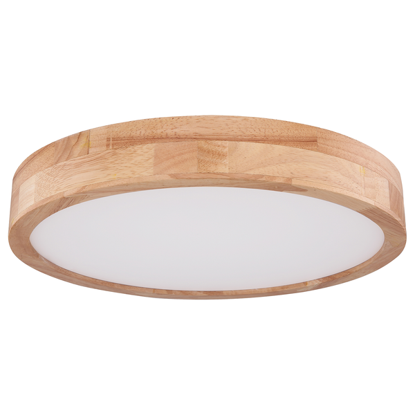 LED-Deckenleuchte Rainer - Polyester PVC / Eisen - 1-flammig - Durchmesser: 40 cm