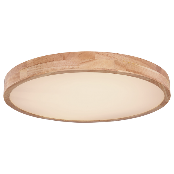LED-Deckenleuchte Rainer - Polyester PVC / Eisen - 1-flammig - Durchmesser: 60 cm