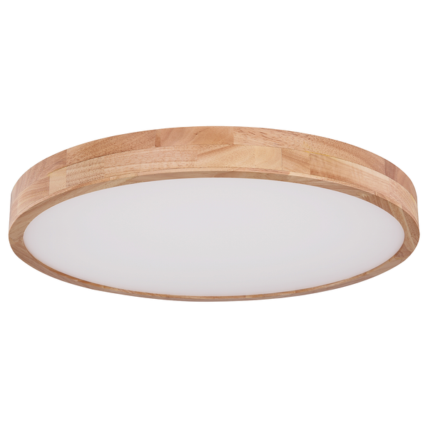 LED-Deckenleuchte Rainer - Polyester PVC / Eisen - 1-flammig - Durchmesser: 60 cm