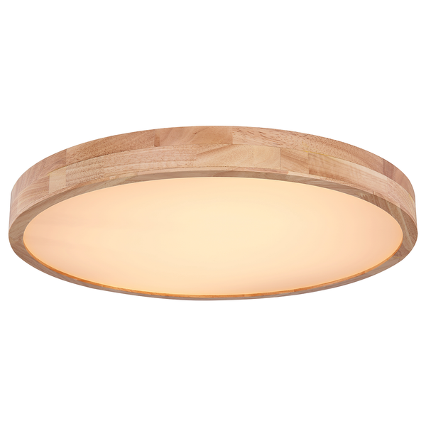 LED-Deckenleuchte Rainer - Polyester PVC / Eisen - 1-flammig - Durchmesser: 60 cm