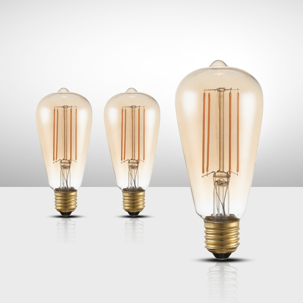 LED-Leuchtmittel Pendle - Klarglas / Eisen - 1-flammig