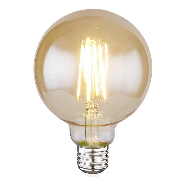 LED-Leuchtmittel Penllyn - Klarglas / Eisen - 1-flammig