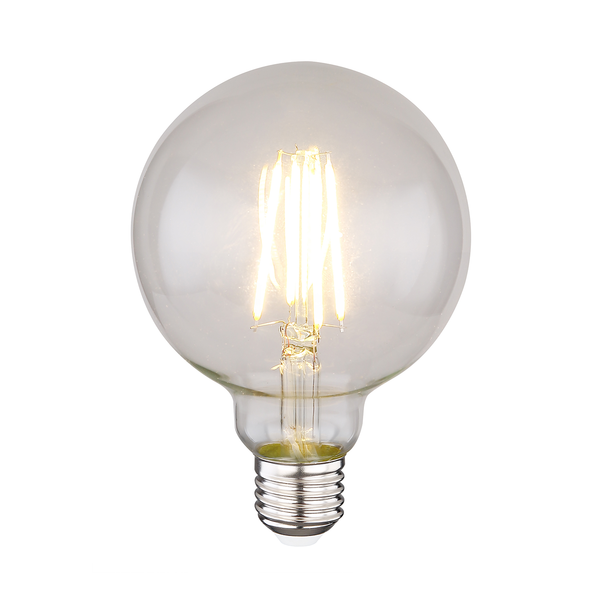 LED-Leuchtmittel Penpoll - Klarglas / Eisen - 1-flammig
