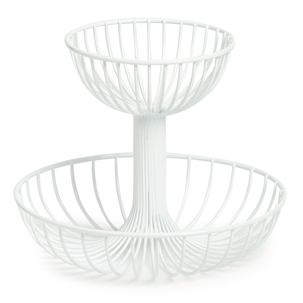 Etagere Abberley I - Weiß - Höhe: 24 cm