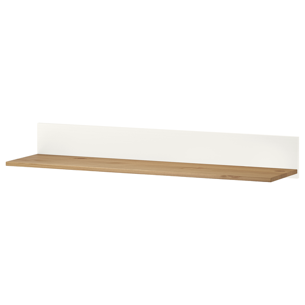 Wandboard Rivery - Kiefer massiv - Weiß - Breite: 119 cm