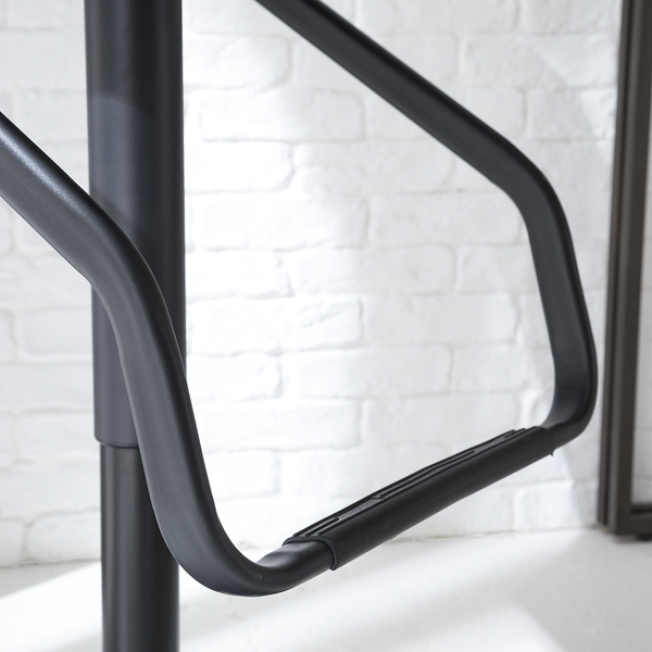 Barstuhl Dalcross (2er-Set) - Microfaser / Metall - Vintage Braun / Matt Schwarz - Braun