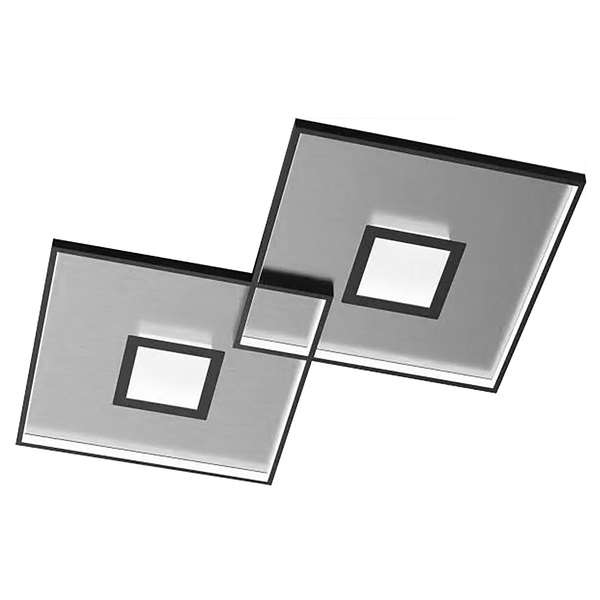 LED-Deckenleuchte Amara IV - Aluminium - 1-flammig