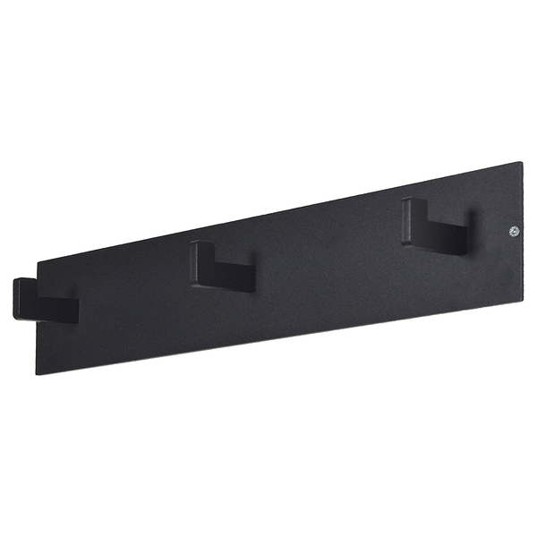Garderobenleiste Oxnard II - Metall - Schwarz - Breite: 50 cm