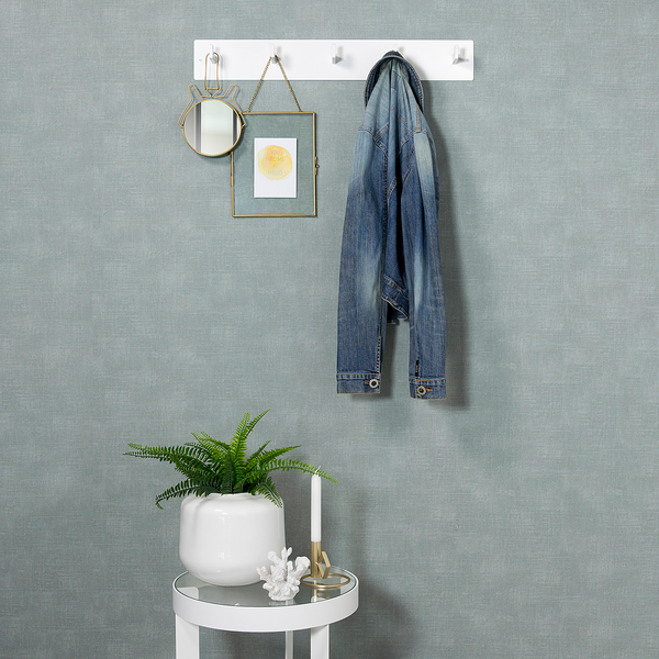 Garderobenleiste Oxnard II - Metall - Weiß - Breite: 70 cm