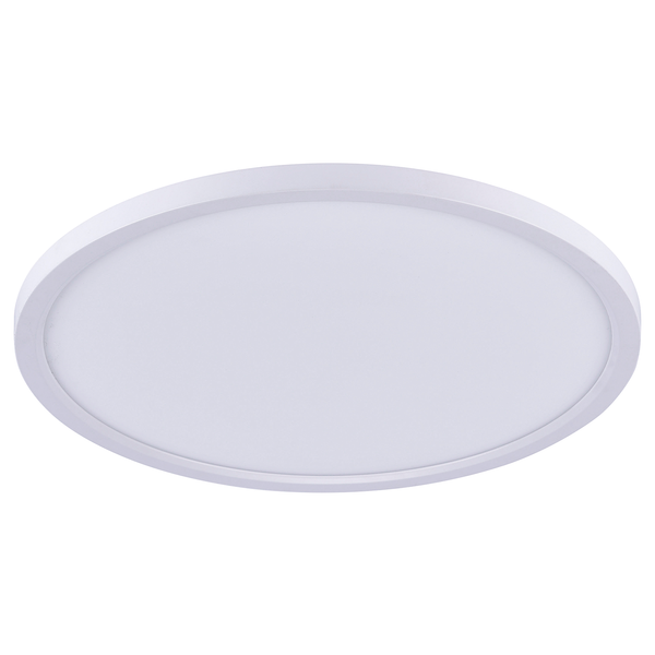 LED-Deckenleuchte Flat IV - Acrylglas / Aluminium - 1-flammig