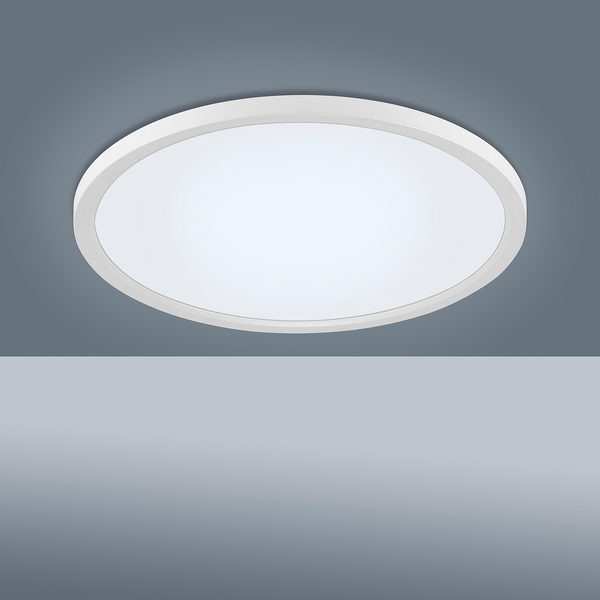 LED-Deckenleuchte Flat IV - Acrylglas / Aluminium - 1-flammig