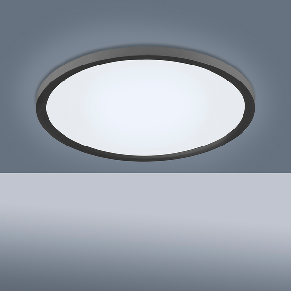 LED-Deckenleuchte Flat V - Acrylglas / Aluminium - 1-flammig