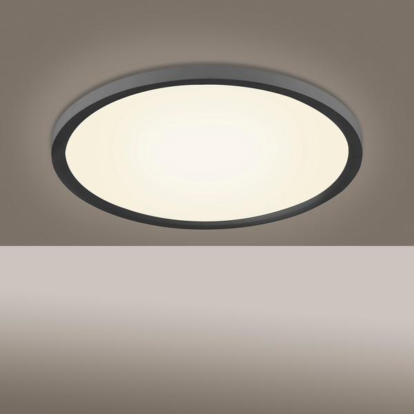 LED-Deckenleuchte Flat V - Acrylglas / Aluminium - 1-flammig