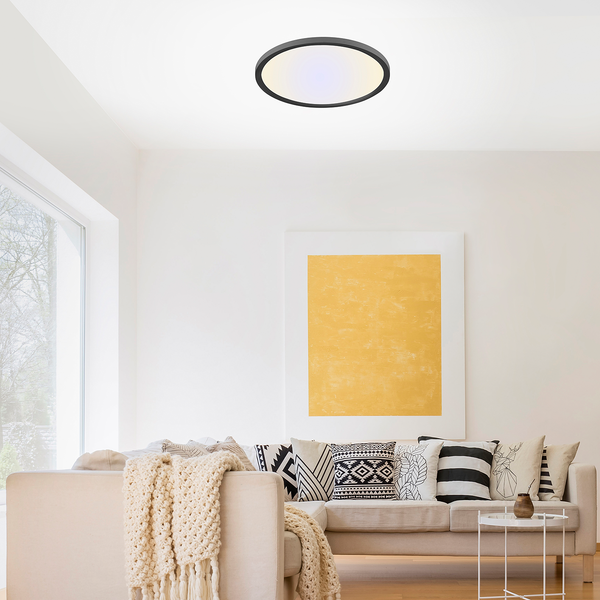LED-Deckenleuchte Flat V - Acrylglas / Aluminium - 1-flammig