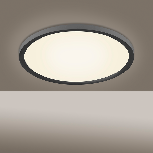 LED-Deckenleuchte Flat V - Acrylglas / Aluminium - 1-flammig