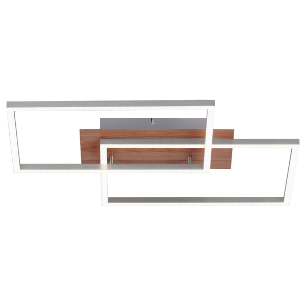 LED-Deckenleuchte Iven III - Kunststoff / Stahl - 2-flammig