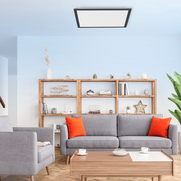 LED-Deckenleuchte Flat II - Kunststoff / Aluminium - 1-flammig