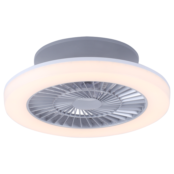 LED-Deckenventilator Leonhard II - Polyacryl / Metall - 1-flammig - Durchmesser: 50 cm