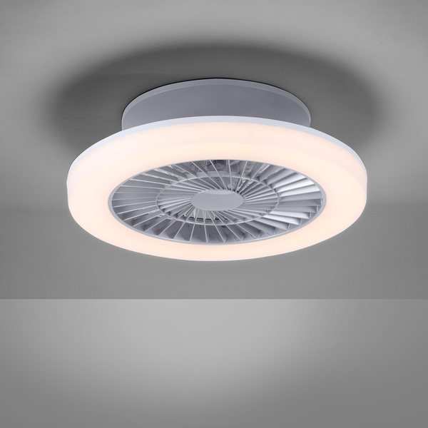 LED-Deckenventilator Leonhard II - Polyacryl / Metall - 1-flammig - Durchmesser: 50 cm