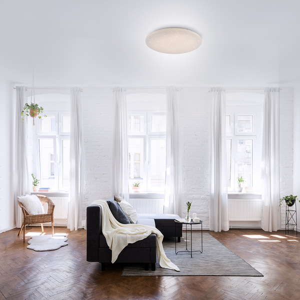LED-Deckenleuchte Ls-Uranus - Acrylglas / Eisen - 1-flammig