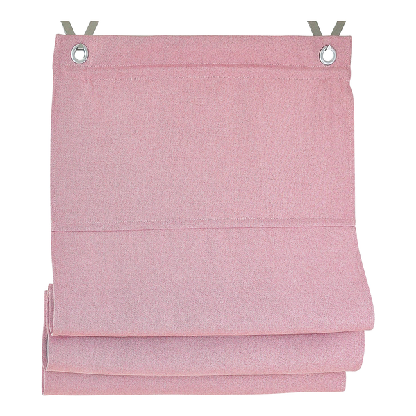 Ösenrollo Bessy I - Polyester - Rosa - 100 x 130 cm