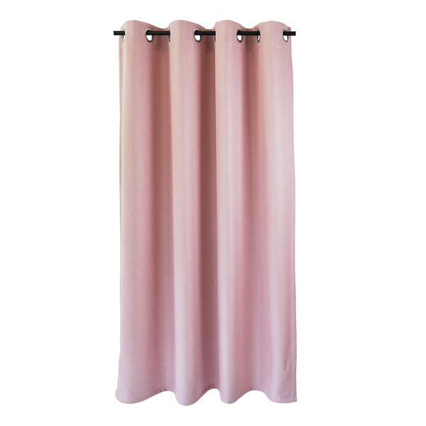 Ösenschal Dimout I - Polyester - Rosa - 140 x 175 cm