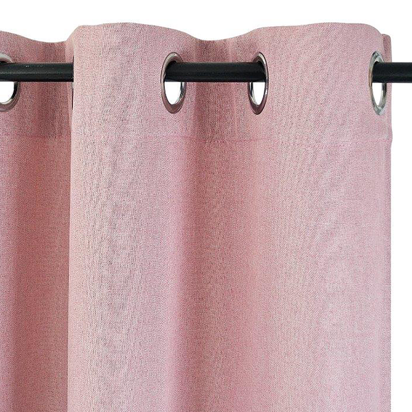 Ösenschal Dimout I - Polyester - Rosa - 140 x 175 cm