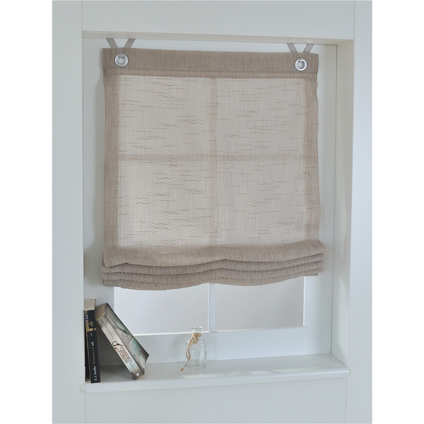 Raffrollo Celtic - Polyester - Taupe - 100 x 140 cm