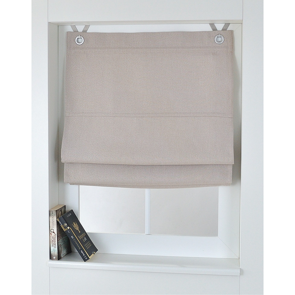 Ösenrollo Bessy I - Polyester - Beige - 60 x 130 cm