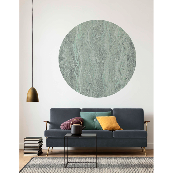 Vlies Fototapete Green Marble - Latextinte / Vlies  - Grün / Rosa