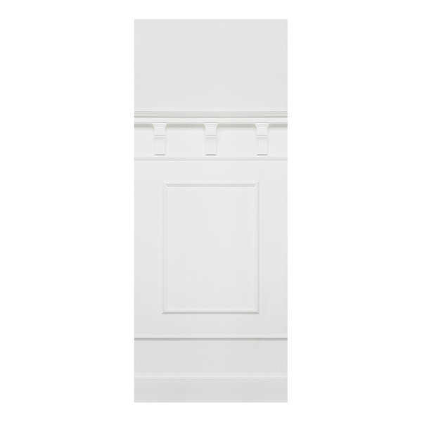 Vlies Fototapete Panel Pure - Vlies - Grau