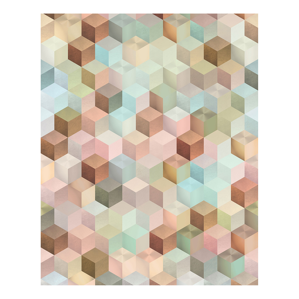 Vlies Fototapete Cubes - Vlies - Bunt