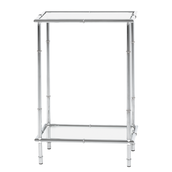 Konsolentisch Newellton - Glas / Metall - Chrom