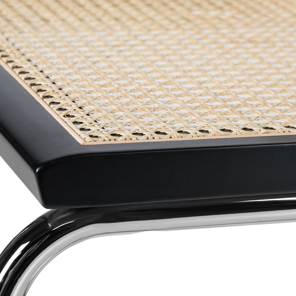 Freischwinger HOLM 2er-Set - Schwarz - Chrom glänzend