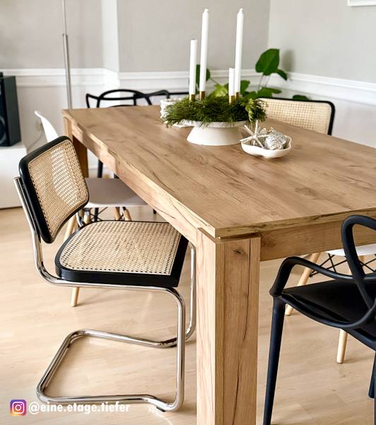 Freischwinger HOLM 2er-Set - Schwarz - Chrom glänzend