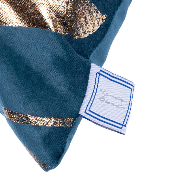 Dekokissen Prisma IV (2-teilig) - Samt - Petrol