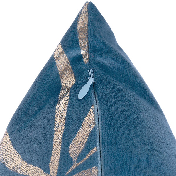 Dekokissen Prisma IV (2-teilig) - Samt - Petrol