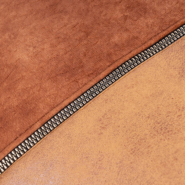 Dekokissen Picco (2-teilig) - Samt - Terracotta