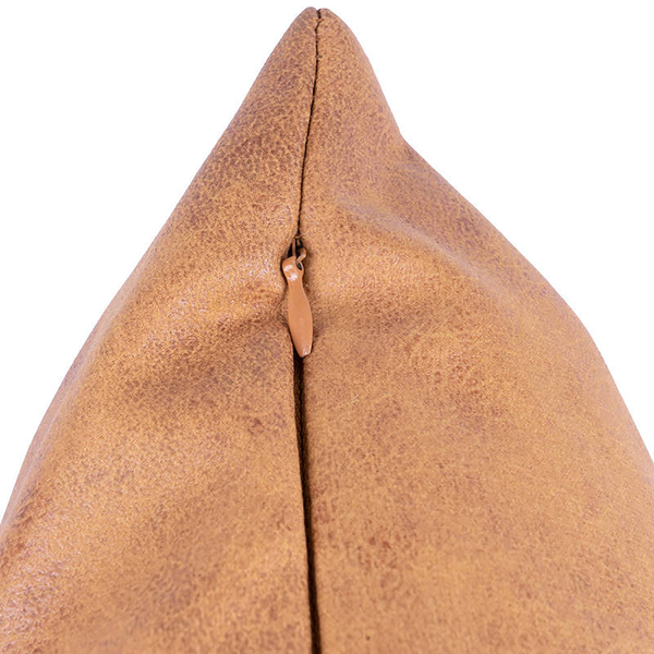 Dekokissen Picco (2-teilig) - Samt - Terracotta