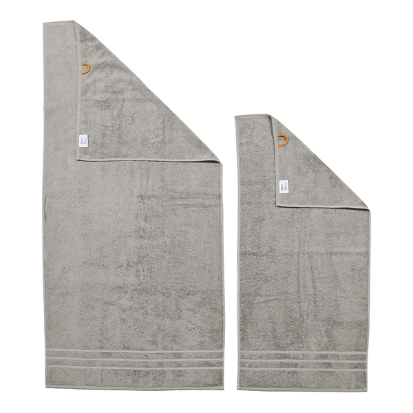 Handtuchset Daily Uni II (4-teilig) - Baumwollstoff - Taupe