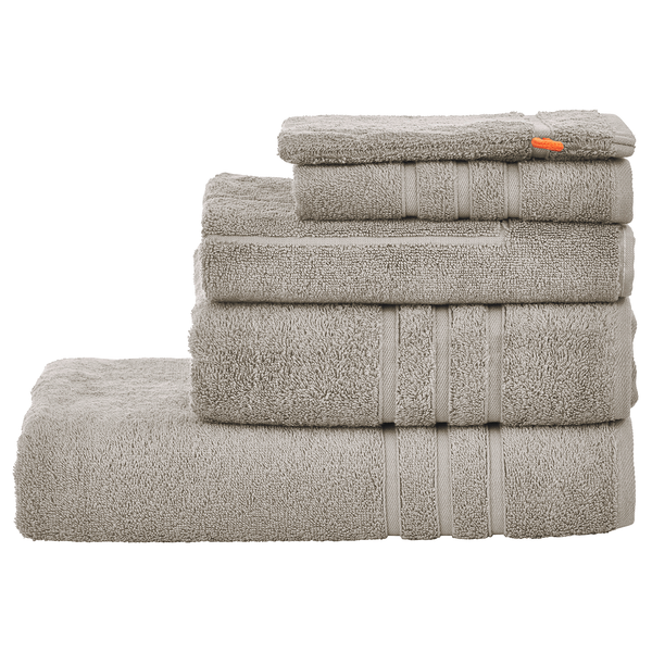 Handtuchset Daily Uni (5-teilig) - Baumwollstoff - Taupe