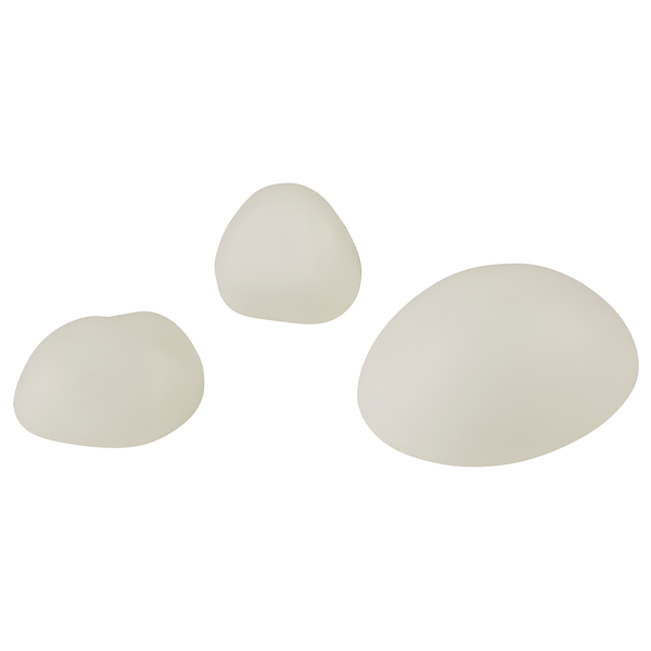 LED-Wegeleuchte Pebbles - Polyethylen - 3-flammig