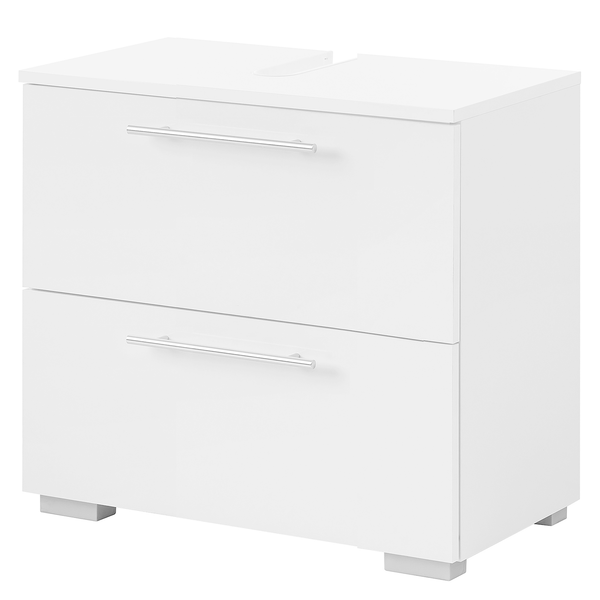 Waschbeckenunterschrank Carlos - Weiß - Breite: 60 cm